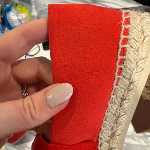 EUC-$500 STELLA MCCARTNEY Logo Bicolor Striped Espadrilles Cap Toe Flats - Picture 9 of 14